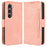 For itel A100 4G Leather Case Phone Wallet Cover with Multiple Card Slots - Pink - 1