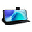 For vivo X300 5G Case Litchi Texture Wallet Leather Phone Cover with Wrist Strap - Black - 3