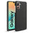 For Samsung Galaxy M36 5G Phone Case Cloth Texture Anti-Scratch Protective PC Back Cover - Black - 1