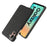 For Samsung Galaxy M36 5G Phone Case Cloth Texture Anti-Scratch Protective PC Back Cover - Black - 2