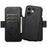SUTENI Q-08 for iPhone 17 Magnetic Case Litchi Texture Wallet Stand Splicing Color Leather Detachable Phone Cover - Brown - 2