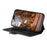 SUTENI Q-08 for iPhone 17 Magnetic Case Litchi Texture Wallet Stand Splicing Color Leather Detachable Phone Cover - Brown - 3