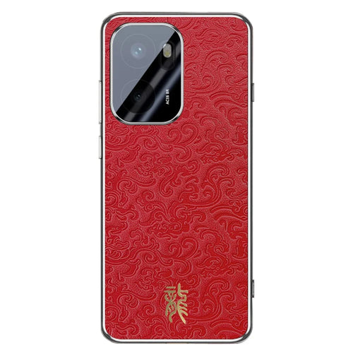 For OnePlus Ace 6 5G Case Loong Pattern Electroplated PC + TPU Shockproof Phone Cover - Red - 1