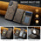 MAGKING K4 Series For iPhone 17 Case Compatible with MagSafe Detachable Wallet PU TPU PC Phone Cover - Coffee - 7