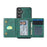 MAGKING K4 Series For Samsung Galaxy S25 FE Magnetic Case Detachable Wallet PU TPU PC Phone Cover - Green - 2