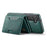 MAGKING K4 Series For Samsung Galaxy S25 FE Magnetic Case Detachable Wallet PU TPU PC Phone Cover - Green - 3