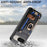 For Google Pixel 10  /  10 Pro Case Card Holder Ring Kickstand Leather + PC Phone Cover with Shoulder Strap - Black - 5