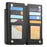 For Samsung Galaxy Z Fold5 5G Magnetic Case Detachable Wallet Stand Cloth Texture PU Leather Foldable Screen Phone Cover - Black - 2