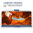 For iPhone Air Case Jean Cloth Texture PU Leather Wallet Phone Cover with Rotating Card Slots - Blue - 3