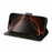 For iPhone 17 Pro Max Case Wallet Stand Magnetic Clasp Closure Calf Texture Leather Phone Cover - Black - 3