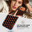 CASEEVO For iPhone 17 Pro Max Case Compatible with MagSafe Polka Dot Pattern TPU PC Phone Cover - Black  /  Orange - 4