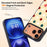 CASEEVO For iPhone 17 Pro Case Compatible with MagSafe Round Dot Pattern TPU PC Phone Cover - Sparkling - 7