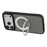 X-LEVEL For iPhone 17 Pro Magnetic Case Kickstand Longitude Latitude Texture PU Leather PC TPU Phone Cover - Grey - 4