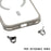 For iPhone Air Case Compatible with MagSafe PC TPU Phone Cover with Adjustable Lanyard  /  Camera Frame Kickstand - Grey - 7