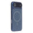 For iPhone Air Case Compatible with MagSafe AG Matte Glass Shockproof Phone Cover - Titanium Blue - 1