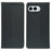 For T-Mobile REVVL 8  /  T Phone 3 Case Four Leaf Clover Leather Flip Phone Cover Stand Wallet - Black - 1