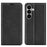 For Samsung Galaxy S26 Case Skin Touch Leather Wallet Phone Cover - Black - 1