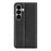 For Samsung Galaxy S26 Case Skin Touch Leather Wallet Phone Cover - Black - 3