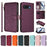 For Google Pixel 10a Leather Case Butterfly Floral Imprint Zipper Wallet Stand Cover with Wrist Strap - Purple - 4