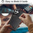 For iPhone 17 Case Compatible with MagSafe Ultra Thin Card Holder PU Leather Coated TPU Cover - Black Blue - 4