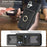 For iPhone 17 Case Detachable Card Bag Compatible with MagSafe PU Leather Coated TPU Cover with Ring Kickstand - Black - 5