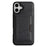 For iPhone 17 Kickstand Case Bi-fold Card Bag PU Leather Coated TPU Cover Compatible with MagSafe - Black - 2