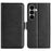For Samsung Galaxy S26 Case Calf Texture Leather Wallet Phone Cover -  Black - 1