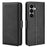 For Samsung Galaxy S26 Case Calf Texture Leather Wallet Phone Cover -  Black - 4