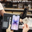 For iPhone 17 Case Detachable 2 in 1 Leather Wallet Phone Cover Compatible with MagSafe - Black - 7