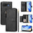 For Google Pixel 10a Case Zipper Pocket Multiple Card Slots Leather Phone Cover - Black - 1