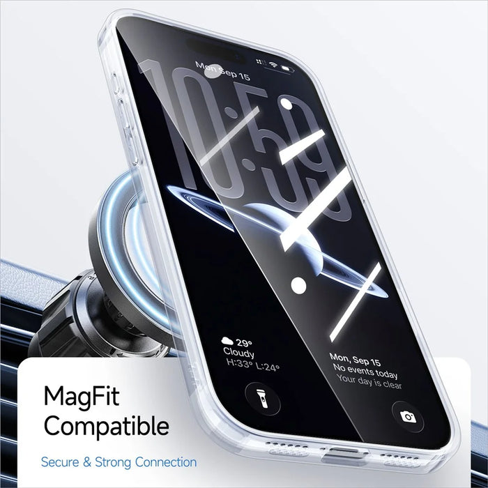 For iPhone 18 Pro Max / 17 Pro Max Case Skin-touch Acrylic + TPU Cover Compatible with MagSafe - Orange - 4