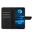 For Samsung Galaxy S26 Case Skin Touch Lines Imprinted PU Leather Flip Phone Cover - Black - 3