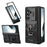 For Samsung Galaxy Z Fold7 5G Phone Case with Hinge PC + TPU Cover with  Kickstand and Slide Camera Lid - Black - 1