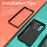 For Samsung Galaxy Z Fold7 5G Phone Case with Hinge PC + TPU Cover with  Kickstand and Slide Camera Lid - Black - 3