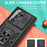 For Samsung Galaxy Z Fold7 5G Phone Case with Hinge PC + TPU Cover with  Kickstand and Slide Camera Lid - Black - 4