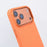For iPhone 17 Pro Case Carbon Fiber Texture Water Transfer PC Phone Cover Compatible with MagSafe - Orange Coarse Lines - 3
