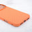For iPhone 17 Pro Case Carbon Fiber Texture Water Transfer PC Phone Cover Compatible with MagSafe - Orange Coarse Lines - 4