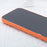 For iPhone 17 Pro Case Carbon Fiber Texture Water Transfer PC Phone Cover Compatible with MagSafe - Orange Coarse Lines - 5