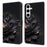 For Samsung Galaxy S26+ Case Magnetic Clasp 3D Pattern Leather Wallet Phone Cover - Purple Lotus - 1