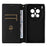For vivo X300 Pro 5G Case Wallet Rhombus Imprinted PU Leather Phone Cover - Silver - 3