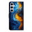 For Samsung Galaxy S26 Leather Case Pattern Printing Wallet Stand Flip Phone Cover - Liquid - 5