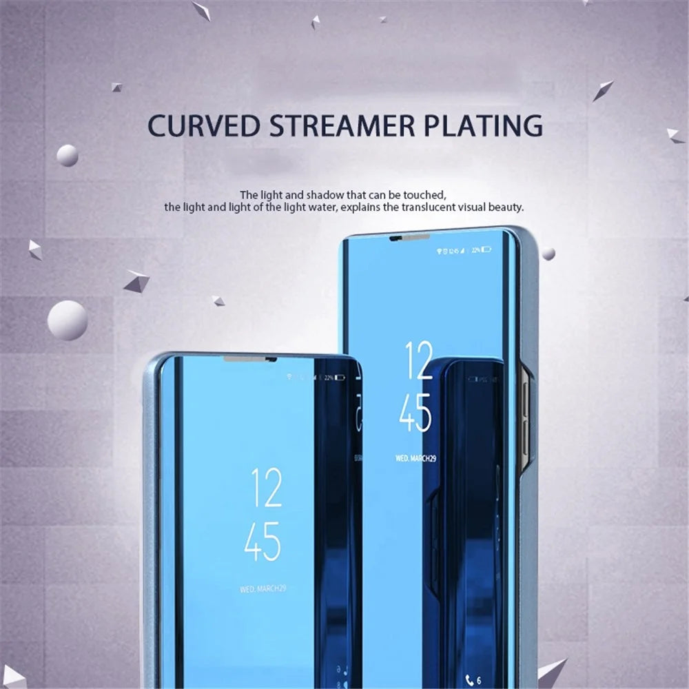 For Samsung Galaxy A14 5G / A14 4G Flip Leather Cover with Stand Full Body Protective Phone Case - Blue - 3