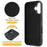 For iPhone 16 Case Compatible with MagSafe Rotating Ring Kickstand TPU + PC Phone Back Cover - Black - 3