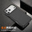 For iPhone 17 Pro Max Skin-touch Case Carbon Fiber Texture PC + TPU Back Cover Compatible with MagSafe - Black+Black - 2