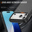 For iPhone 17 Pro Max Skin-touch Case Carbon Fiber Texture PC + TPU Back Cover Compatible with MagSafe - Black+Black - 5