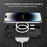 For iPhone 14 Pro Skin-touch Case Carbon Fiber Texture PC + TPU Back Cover Compatible with MagSafe - Black+Black - 4