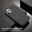 For iPhone 13 Pro Skin-touch Case Carbon Fiber Texture PC + TPU Back Cover Compatible with MagSafe - Black+Black - 2