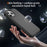 For iPhone 13 Pro Skin-touch Case Carbon Fiber Texture PC + TPU Back Cover Compatible with MagSafe - Black+Black - 7