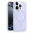 For iPhone 12  /  12 Pro Case Compatible with MagSafe Liquid Silicone Anti-Drop Phone Cover - Light Purple - 1