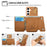For Samsung Galaxy A56 5G Case D-Ring Holder Leather + PC + TPU Phone Cover with Wallet Kickstand - Brown - 5
